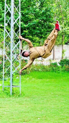 Commando's Gymnastics Routine: Strength and Agility Moves