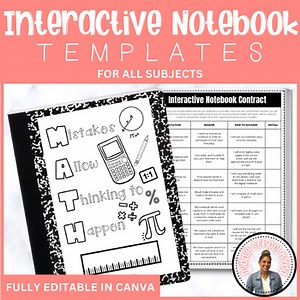 Interactive Notebook Starter Kit - Templates - ALL SUBJECTS - Editable