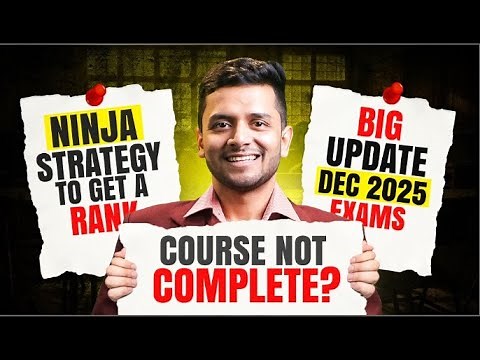 🔥 NINJA Strategy to Ace CMA Dec 2025 🧠📅 | Timetable + Study Plan 📘🏆 | How to Get a Rank! 🌟📈