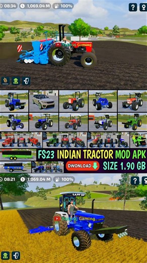 Fs23 Indian Tractor Mod apk Download Link #fs23indiantractormods #fs23mods #fs23