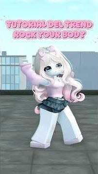 TUTORIAL DEL TREND ROCK YOUR BODY 😱🔥 #roblox #robloxgames #shorts #robloxshorts #tutorial
