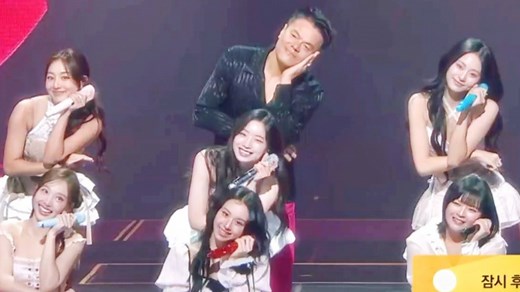 TWICE 大猩猩JYP What is Love问爱合作舞台！