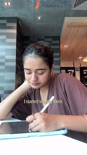 I started journaling to become more self aware • avoiding thoughts • self reflection