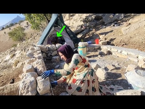 "Stone by stone the house wall expands: Zari's mountain life continues"