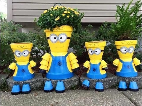 25 Clay Flower Pot People