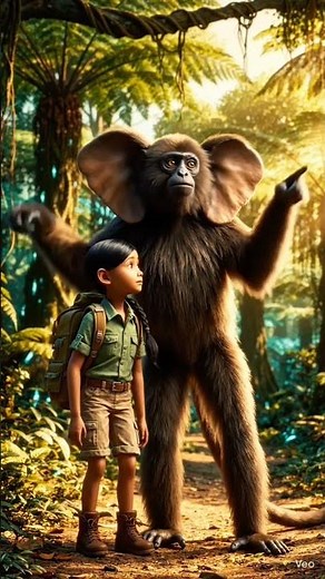 🌳 Jungle Book Episode 16 | हाथी का भूला हुआ बच्चा 🐘 | AI Animated Story in Hindi
