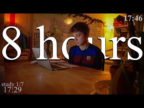 LIVE | 8-HOUR study with me 📚⛈️ rain sounds & pomodoro timer 60 & 10