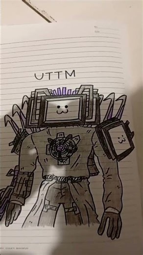 UTTM drawing #upgradedtitantvman #drawing