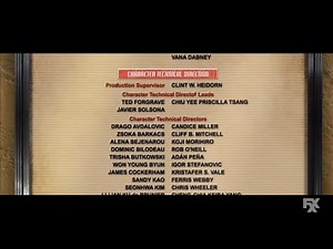 Turbo End Credits On FXX (NO FXX Split Screen Credits)