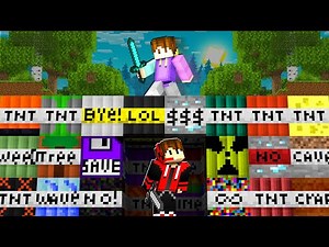 Doing ULTIMATE TNT Battle in Minecraft !!!