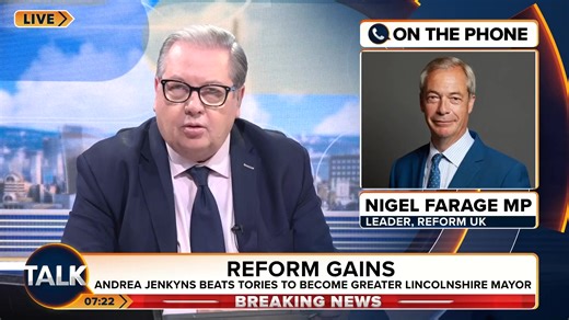 TalkTVUK Mike Graham - “We Are Now The Opposition Party In England” Nigel Farage Tells Mike Graham After Win... Nigel Farage’s Reform UK has secured victory by six votes over Labour in Runcorn and Helsby as Sir Keir Starmer failed his first by-election test as Prime Minister. The narrow victory for new MP Sarah Pochin saw Reform taking a constituency which Labour won with a majority of almost 14,700 less than 12 months ago. | John Morton