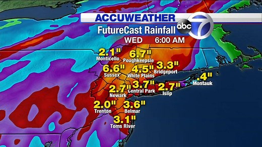 You know the rain isn't going to be good when Heather makes this comparison....Eyewitness News meteorologist Bill Evans Meteorologist forecast: http://abc7ny.com/weather/ #abc7ny | ABC7NY