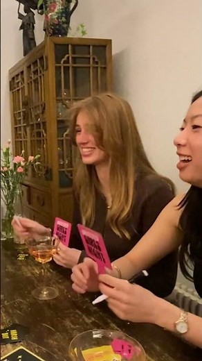 Some of those were personal 👀 #girlsnight #partygame