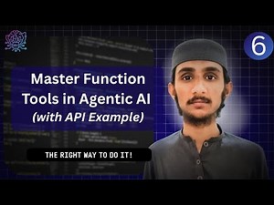 Master Function Tools in Agentic AI | Build Real API Tools Step-by-Step