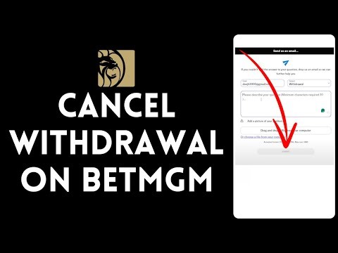 How to Cancel Withdrawal on BetMGM 2024 | BetMGM Tutorial