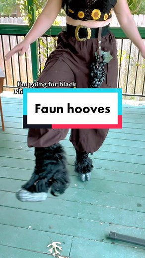 These were easy & fun to make! I can make a tutorial for them if you’d like 🍇#faun #satyr #fantasy #larp #dnd