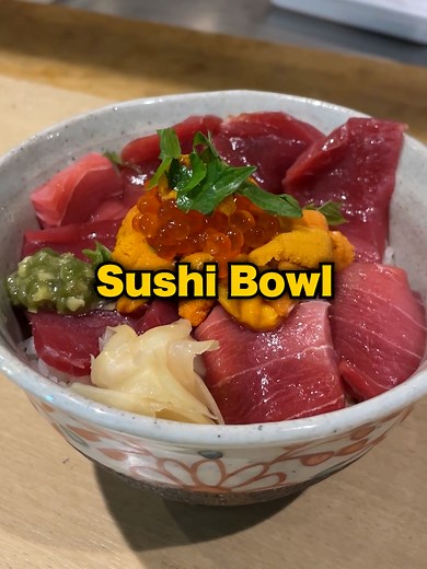 This is one of the best sushi bowl (tuna) in Tokyo 🐟✨ 📍 Location: Kappo Shishikura Ebisu, Shibuya, Tokyo 🕒 Hours: 11:30 AM – 2:30 PM, 6:00 PM – 12:00 AM Open daily 💰 Signature Bowls: – “KAGAYAKI” Bluefin Trinity Bowl (Akami / Chutoro / Otoro): ¥8,000（$53） – “Emperor Bowl” Tuna & Uni Masterpiece: ¥18,000（$ 120） ⚠️ Reservation required via TableCheck #tokyo #ebisu #tuna #bluefintuna #kaisendon #sushibowl #japanesefood #tokyodining #asukunavi #localgem #pr
