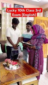 Lucky 10th Class 3rd Exam ( English )ఎలా రాశాడో చూడండి #shorts #youtubeshorts #10thclassexams