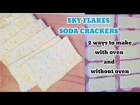 Homemade soda crackers | ala skyflakes soda crackers