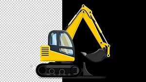 Excavator Cartoon