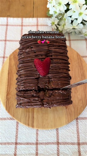Chocolate Covered Strawberry Banana Bread Recipe