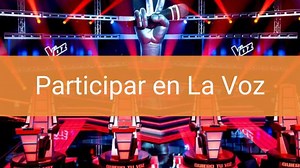 ▷ Cómo participar en el casting de La Voz de Antena 3 en 2026