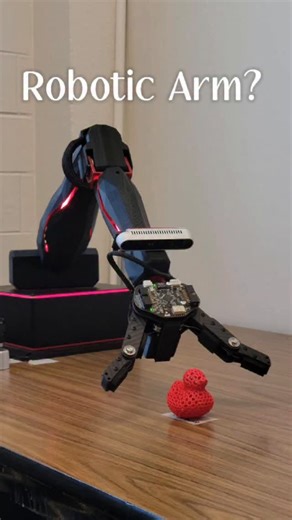 Vansh Shah on Instagram: "Ever toyed around with a robotic arm as cool as this one? No? Good, cuz this one was really expensive 😭. UWaterloo uses the Quander QArm to teach robotics, and there's a lot more to forward/inverse kinematics than just a Python library! #waterlooengineering #engineering #robotics #mecheng #uwaterloo"