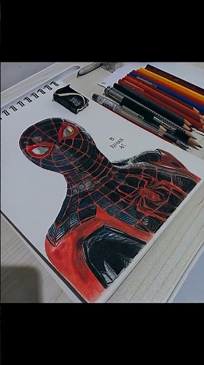how to draw spider man miles morales ps5 very simple #art #drawing #simple #realisticdrawing #ps5