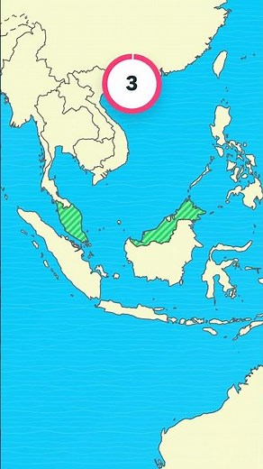 Don't Miss Any! Guess The 5 Countries 🗺️ #challenge #geograck