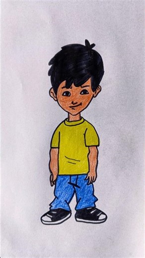How to draw Enrique from Dragon Tales #drawing #shorts