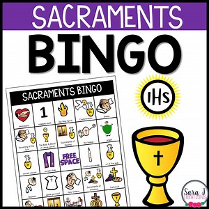 Catholic Sacraments Bingo - Activities for Baptism, Reconciliation, Confirmation, Eucharist, Holy Orders, Anointing of the Sick, Matrimony - Etsy