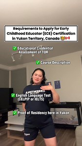 35K views · 167 reactions | Requirements to Apply for Early Childhood Educator (ECE) Certification in Yukon Territory, Canada ‍ #earlychildhoodeducation #ECE #yukon #canada #pinoyabroad #fbreelsvideo #reelsvideo #fblifestyle | Angela and family in Canada | Facebook