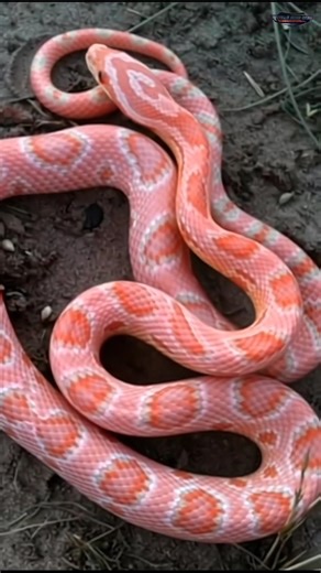 Don’t Be Fooled! This Stunning Snake Is Totally Harmless – Corn Snake! #CornSnake #Snake