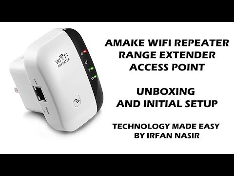 AMAKE Wifi Repeater Range Extender Unboxing, Setup and Speed Test | Technology Made Easy |