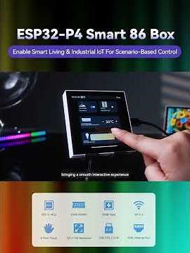 ESP32-P4-86-Panel-ETH,High-Speed RISC-V Controller,ETH, RS485, Relay Control Option#waveshare #esp32