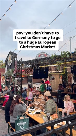 Biergarten at Old World HB on Instagram: "10,000+ square feet of Christmas magic, all right here in Huntington Beach. . . #huntingtonbeachca #hb #germany #Christmasmarket"