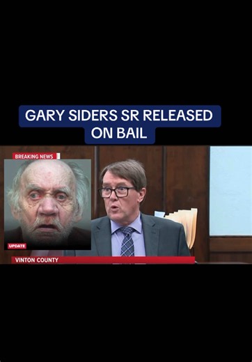 GARY SIDERS SR RELEASED ON O/R BOND #siders #vintoncounty #ohio #16kids #justice
