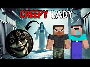 CREEPY LADY IN MINECRAFT😱 Horror Story in Hindi