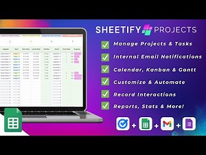 Sheetify Projects Overview (Google Sheets Project Management Features & Tools)