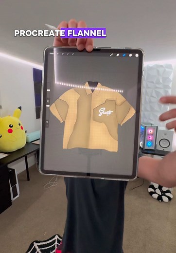 Procreate Tutorial for Beginners: Flannel Mockup Guide