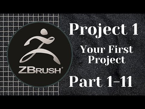 ZBrush | Full Training Course | Project 1 - Lesson 1/11 | Your First Project