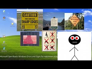 Microsoft Sam Reads Windows Errors and Signs for Halloween 2025