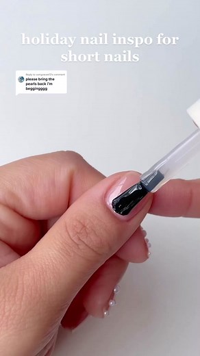 Holiday Nail Inspo for Short Nails