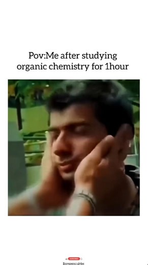 Me After Studying Organic Chemistry for 1 Hour 💀🤯 #funny #study #chemistry #memes #exam #shorts
