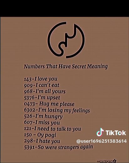 143🥰 #codes #meaning