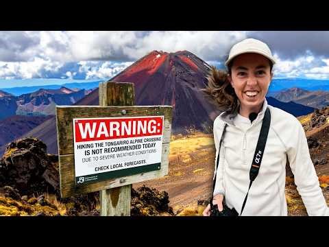 DON'T Hike This Unless You're Brave | Tongariro Alpine Crossing ( The worlds best day hike??)