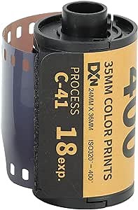 Jiawu 35mm Color Film, 320‑400 Color Print 35mm Film, Fine Grain Wide Exposure Latitude HD Camera Color Film for 135 Camera, Camera Color Negative Film, Medium Contrast (18 Sheet)(Jiawug5sd1oaqiz-12)