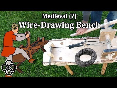 Medieval Wire Drawing Bench