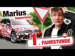 First driving lesson with Marius. 🚘🚦⛔️ | Fischer Academy