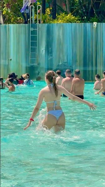 🇹🇭Water Park Swimming Pool Sunny Summer Holiday Hot Day 03🏖️ #waterpark #swimmingpool